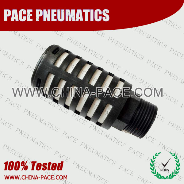 PSU,silencer, muffler,Pneumatic Fittings, Air Fittings, one touch tube fittings, Nickel Plated Brass Push in Fittings